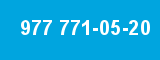 977 771-05-20 977 771-05-20